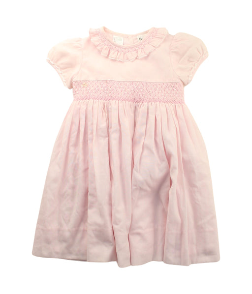 A Pink Short Sleeve Dresses from Sarah Louise in size 2T for girl. (Front View)