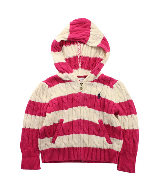 A Pink Knit Sweaters from Ralph Lauren in size 6-12M for girl. (Front View)