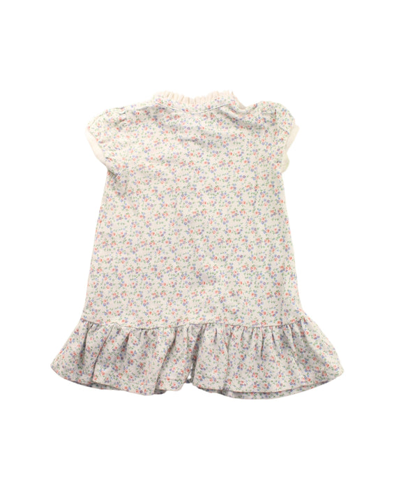 A White Short Sleeve Dresses from Ralph Lauren in size 6-12M for girl. (Back View)