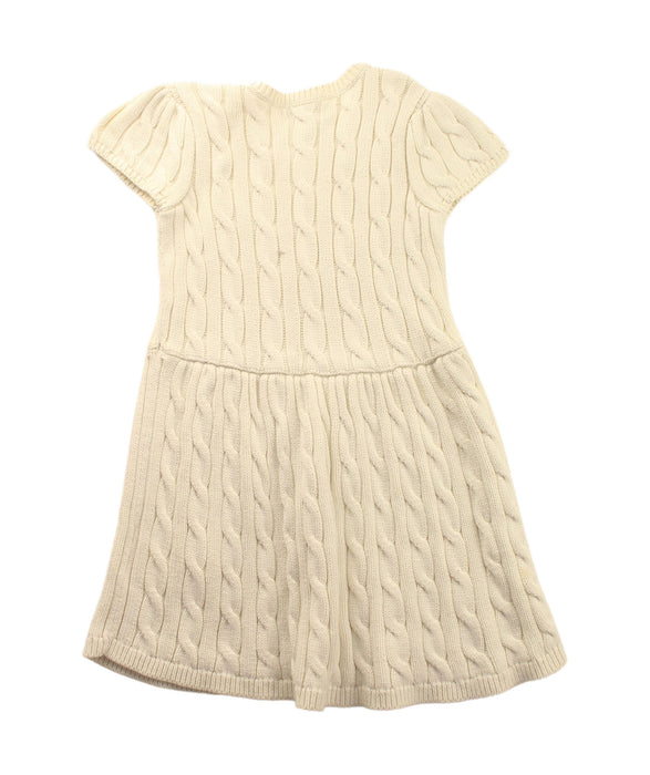 A Ivory Sweater Dresses from Ralph Lauren in size 2T for girl. (Back View)
