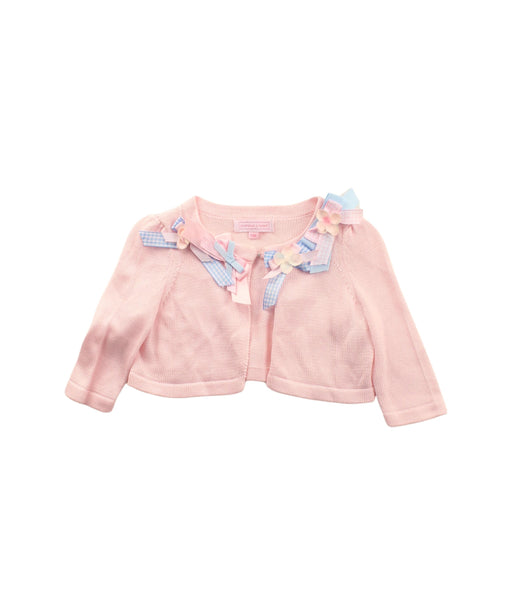 A Pink Cardigans from Nicholas & Bears in size 6-12M for girl. (Front View)