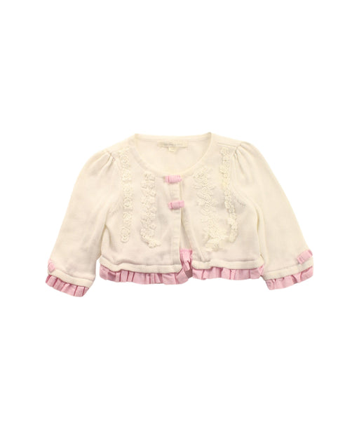 A White Cardigans from Nicholas & Bears in size 12-18M for girl. (Front View)