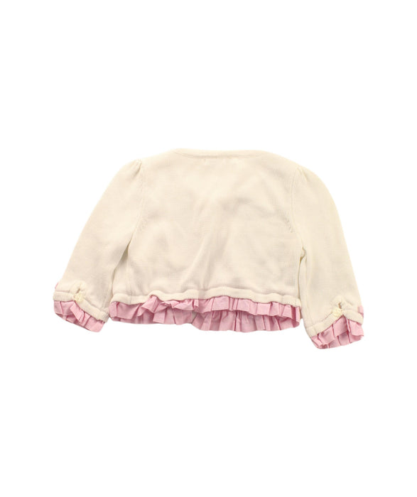 A White Cardigans from Nicholas & Bears in size 12-18M for girl. (Back View)