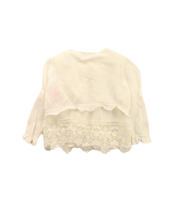 A Ivory Cardigans from Nicholas & Bears in size 12-18M for girl. (Back View)