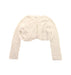A White Cardigans from Jacadi in size 12-18M for girl. (Front View)
