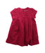 A Red Short Sleeve Dresses from Jacadi in size 3T for girl. (Front View)