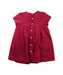 A Red Short Sleeve Dresses from Jacadi in size 3T for girl. (Back View)