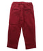 A Red Casual Pants from Petit Bateau in size 2T for girl. (Back View)