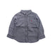 A Blue Long Sleeve Shirts from Petit Bateau in size 3T for boy. (Front View)