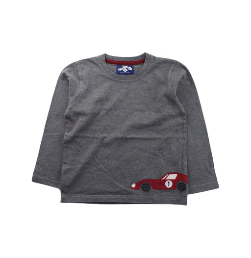 A Grey Long Sleeve T Shirts from Thomas Brown in size 4T for boy. (Front View)