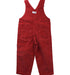 A Red Long Overalls from Thomas Brown in size 2T for boy. (Back View)