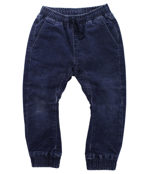 A Blue Casual Pants from Seed in size 3T for boy. (Front View)