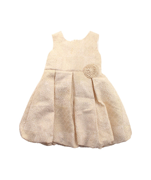 A Gold Sleeveless Dresses from Pippa & Julie in size 2T for girl. (Front View)