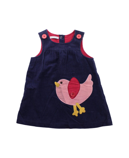 A Blue Overall Dresses from Boden in size 12-18M for girl. (Front View)