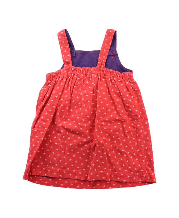 A Red Overall Dresses from Boden in size 12-18M for girl. (Back View)