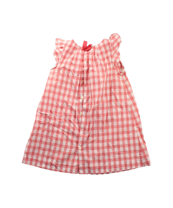 A Pink Short Sleeve Dresses from Jacadi in size 18-24M for girl. (Back View)