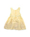 A Yellow Sleeveless Dresses from Jojo Maman Bébé in size 6-12M for girl. (Back View)