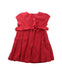 A Red Short Sleeve Dresses from Chateau de Sable in size 2T for girl. (Back View)