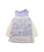 A Purple Sleeveless Dresses from Nicholas & Bears in size 2T for girl. (Back View)