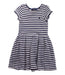 A Blue Short Sleeve Dresses from Polo Ralph Lauren in size 4T for girl. (Front View)