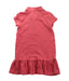 A Red Short Sleeve Dresses from Polo Ralph Lauren in size 3T for girl. (Back View)