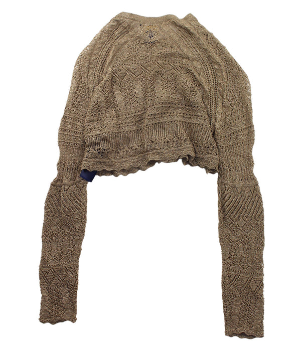 A Brown Cardigans from Polo Ralph Lauren in size 5T for girl. (Back View)