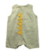A Green Sleeveless Rompers from Mimi Mono in size 18-24M for boy. (Back View)