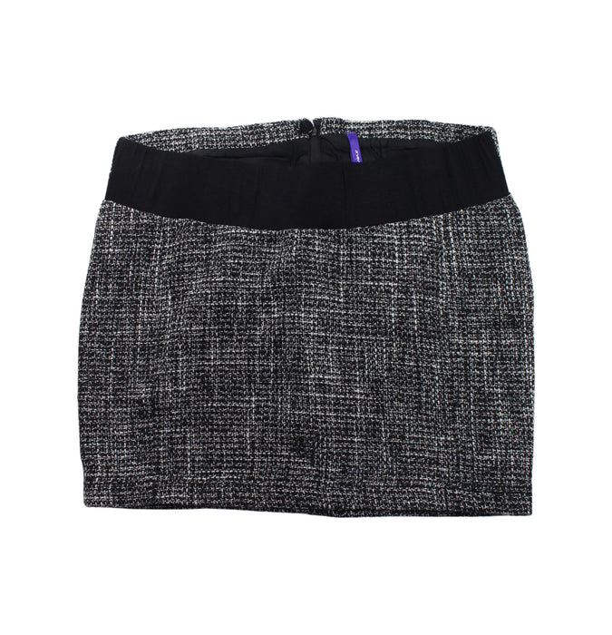 A Black Short Skirts from Seraphine in size S for maternity. (Front View)