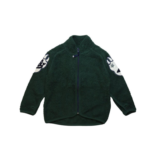A Green Lightweight Jackets from Molo in size 4T for boy. (Front View)