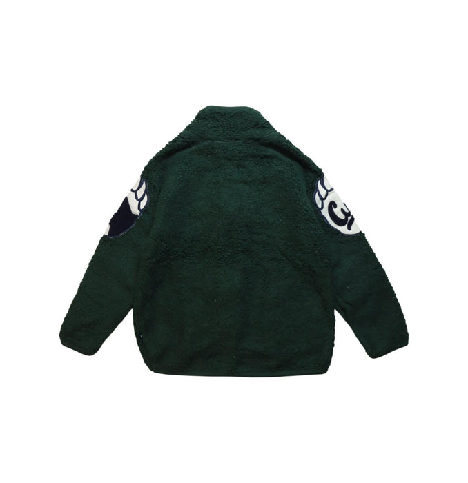 A Green Lightweight Jackets from Molo in size 4T for boy. (Back View)