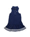 A Navy Sleeveless Dresses from Polo Ralph Lauren in size 4T for girl. (Front View)