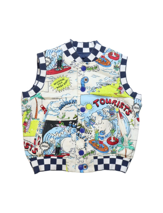 A Multicolour Outerwear Vests from Stella McCartney in size 3T for neutral. (Back View)