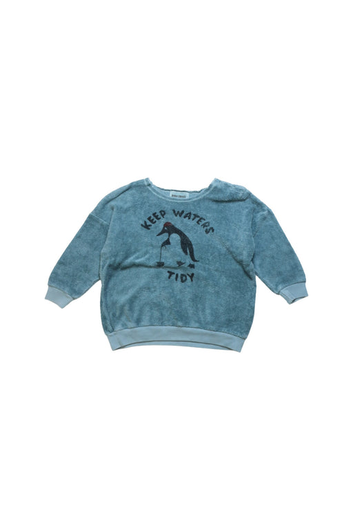 A Blue Crewneck Sweatshirts from Bobo Choses in size 12-18M for neutral. (Front View)