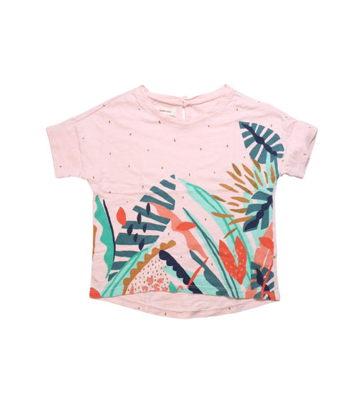A Multicolour Short Sleeve T Shirts from Catimini in size 4T for girl. (Front View)