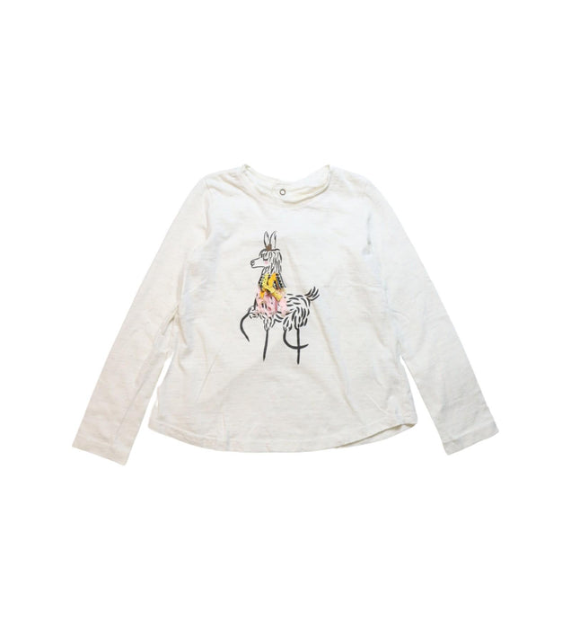 A Multicolour Long Sleeve T Shirts from Catimini in size 5T for girl. (Front View)