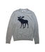 A Grey Knit Sweaters from Abercrombie & Fitch in size 11Y for boy. (Front View)