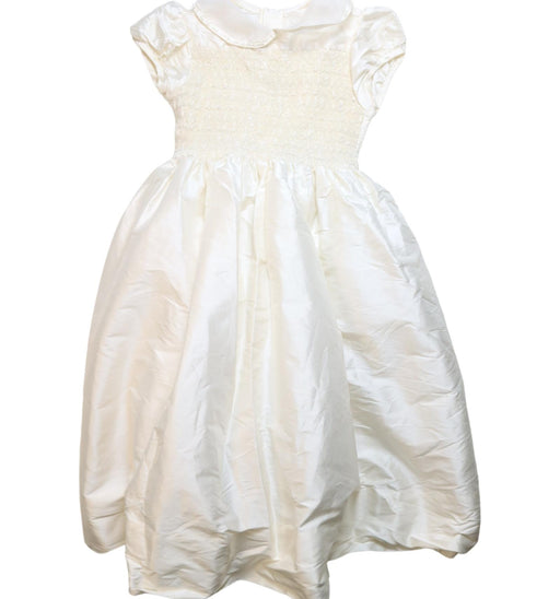 A White Short Sleeve Dresses from Isabel Garreton in size 6T for girl. (Front View)