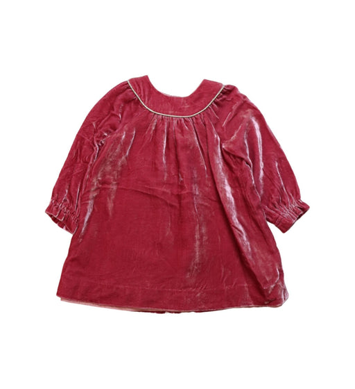 A Red Long Sleeve Dresses from Bonpoint in size 2T for girl. (Front View)