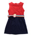 A Blue Sleeveless Dresses from Little Marc Jacobs in size 4T for girl. (Front View)