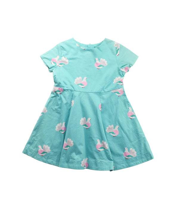 A Green Short Sleeve Dresses from Jacadi in size 3T for girl. (Front View)