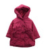 A Pink Coats from Jacadi in size 6-12M for girl. (Front View)