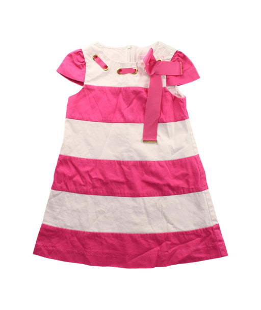 A Pink Short Sleeve Dresses from Nicholas & Bears in size 3T for girl. (Front View)