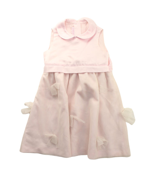 A Pink Sleeveless Dresses from Nicholas & Bears in size 2T for girl. (Front View)
