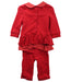 A Red Long Sleeve Jumpsuits from Nicholas & Bears in size 6-12M for girl. (Back View)