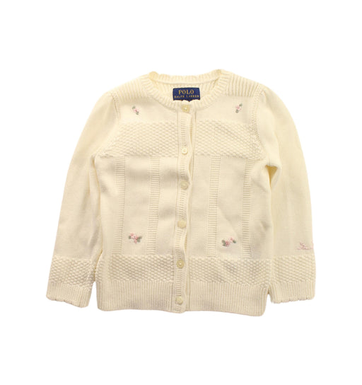 A Ivory Cardigans from Polo Ralph Lauren in size 2T for girl. (Front View)