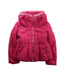 A Pink Lightweight Jackets from Monnalisa in size 4T for girl. (Front View)