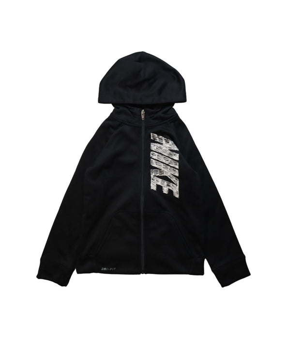 A Black Lightweight Jackets from Nike in size 4T for neutral. (Front View)