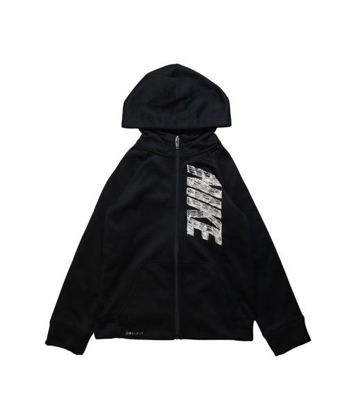 A Black Lightweight Jackets from Nike in size 4T for neutral. (Front View)