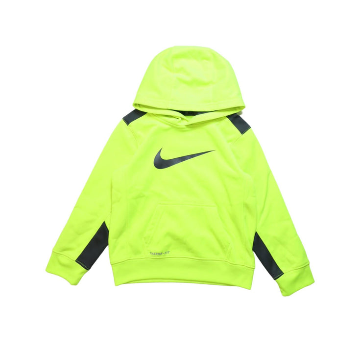 A Green Hooded Sweatshirts from Nike in size 4T for neutral. (Front View)