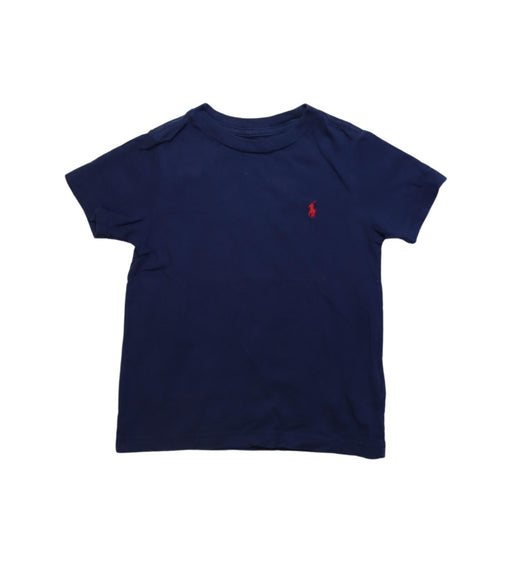 A Navy Short Sleeve T Shirts from Ralph Lauren in size 3T for boy. (Front View)